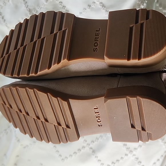 New SOREL Emelie II Chelsea Boots Size 8.5 Womens In Taupe - Picture 6 of 10